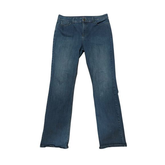 NYDJ NOT YOUR DAUGHTER'S JEANS MARILYN STRAIGHT WOMENS SIZE 14 - Picture 1 of 10